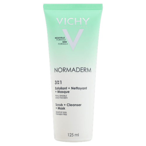 Normaderm Gel Limpeza 3Em1 125ml - Vichy Normaderm