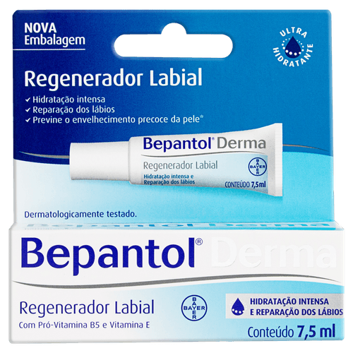 Regenerador Labial Derma Natural 7,5ml Bepantol