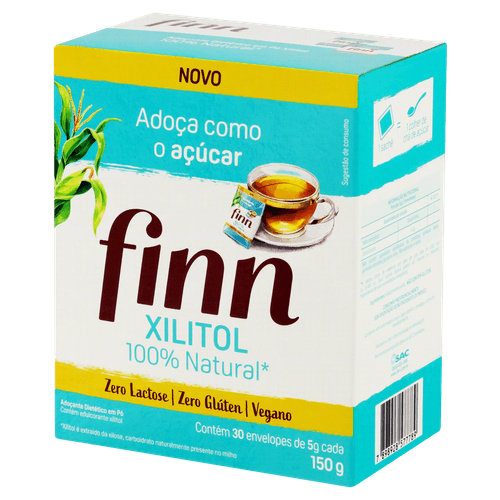 Adoçante Finn Xylitol 5G 30Env - Finn