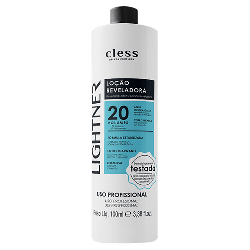 Água Oxigenada 20 Volumes Cremosa Lightner Frasco 100ml