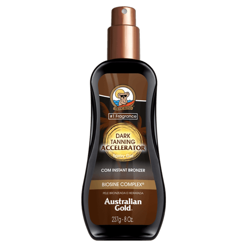 Bronzeador Aust/Gold Insta Bronzeador Dark Tanning Clear Spray Gel 237Ml - Australian Gold