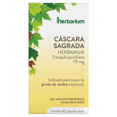 Cáscara Sagrada Herbarium Caixa 45 Cápsulas