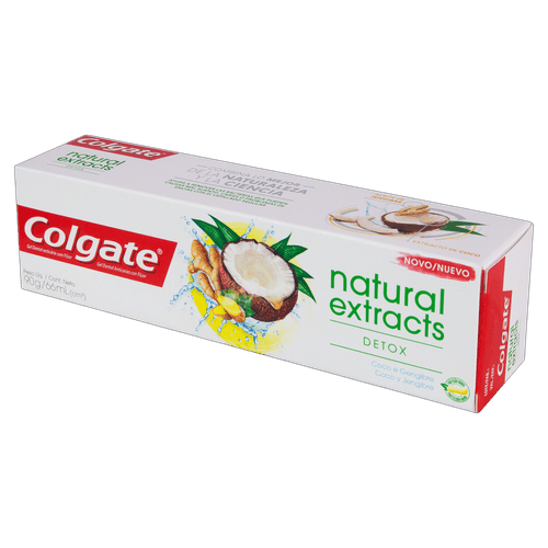 Gel Dental Natural Extracts Detox 90g Coco e Gengibre Colgate