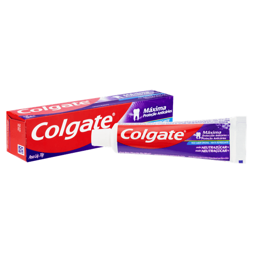Creme Dental Máxima Proteção Anticáries Neutraçúcar 70g Menta Colgate