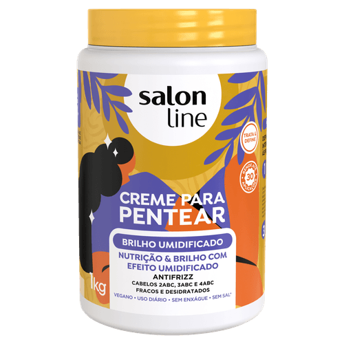 Creme Pentear Salon Line Brilho Umidificador 1Kg - Salon Line