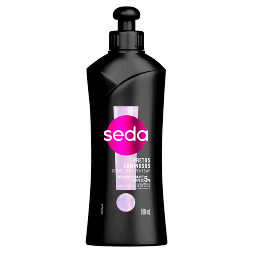 Creme para Pentear Pretos Luminosos 300ml Seda