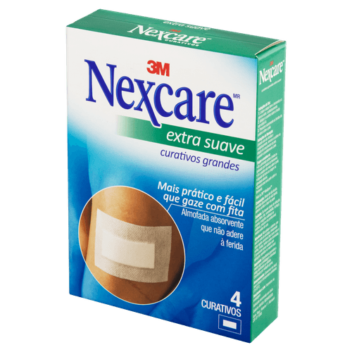 Curativo Extra Suave Nexcare Caixa 4 Unidades