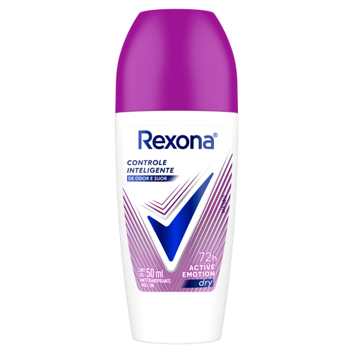 Desodorante Antitranspirante Roll-On Active Emotion 50ml Rexona