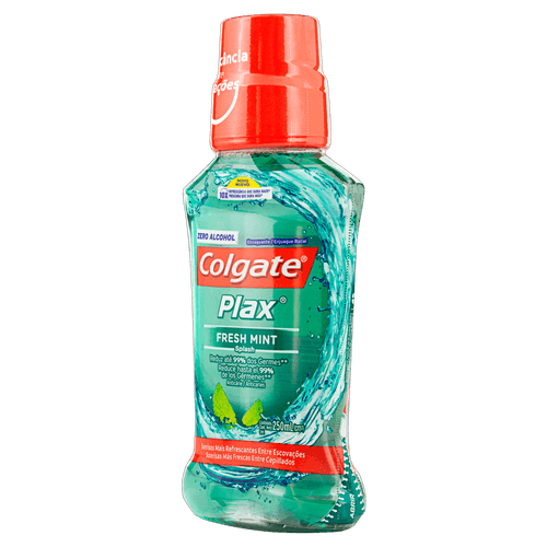 Enxaguante Bucal Plax Fresh Mint Sem Álcool 250ml Colgate