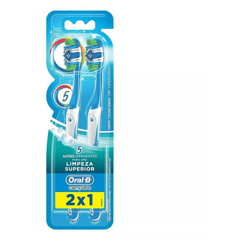 Escova De Dentes Oral B Complete 5X40 - Leve 2 Pague 1 - Oral B Complete