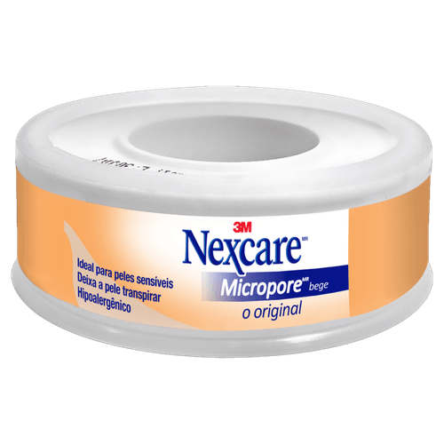 Fita Micropore Bege Nexcare 12mm x 4,5m