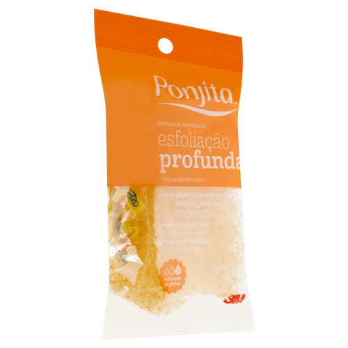 Esponja Esfoliante Corporal Esfol 1un Verde/Azul/Rosa Ponjita