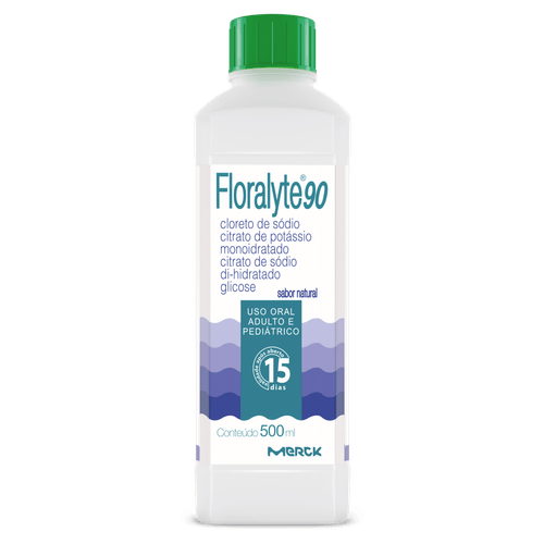 Floralyte 90 Solução Oral Sabor Natural 500ml - Floralyte