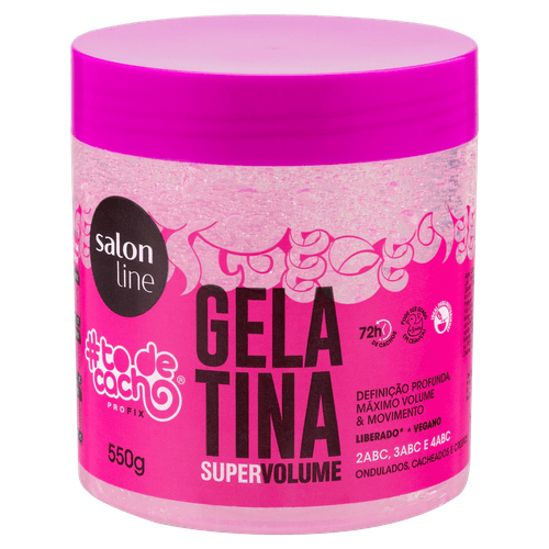 Gelatina Salon Line Mix Todecacho 550G - Salon Line To De Cacho