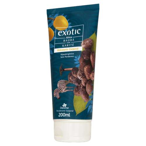 Hidratante Corporal Exotic Africa 200Ml - Davene