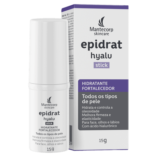 Hidratante Stick Fortalecedor Facial Mantecorp Epidrat Hyalu - 15g