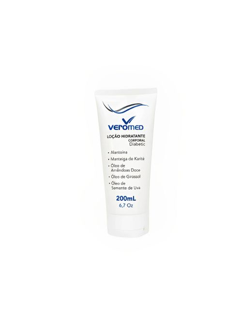 Loção Hidratante Corporal Diabetic 200ml Veromed