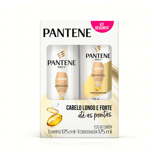 Kit Shampoo + Condicionador Pantene Hidratação 175ml Cada