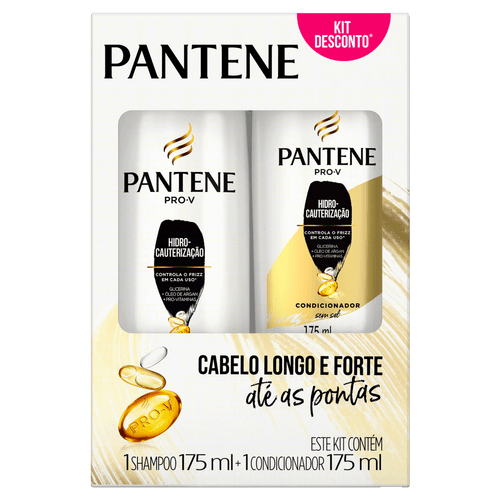 Kit Shampoo + Condicionador Pantene Hidro-Cauterização 175ml Cada