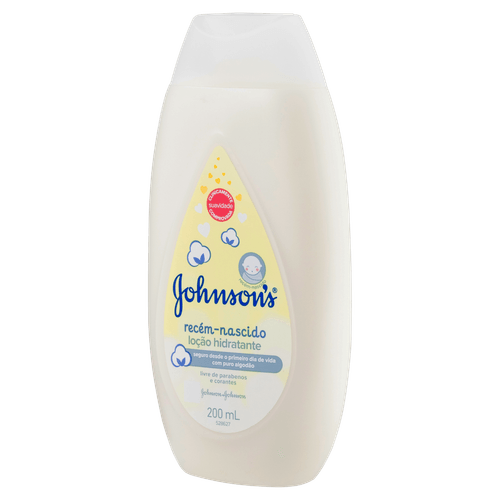 Loção Hidratante Infantil Recém-Nascido 200 ml Hipoalergênica Johnson's