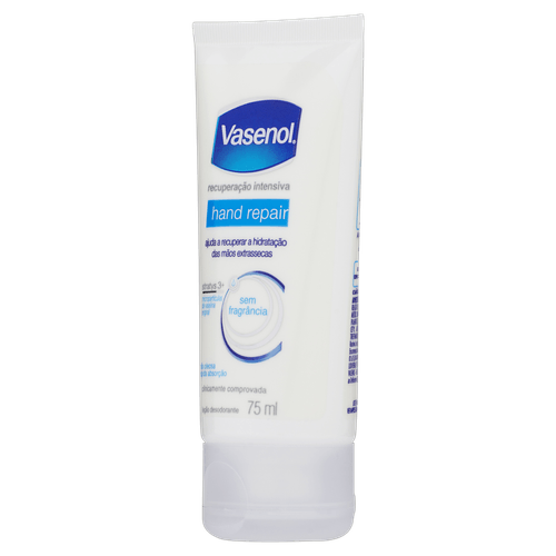 Loção Hidratante Mãos Vasenol Hand Repair Recuperação Intensiva 75ml