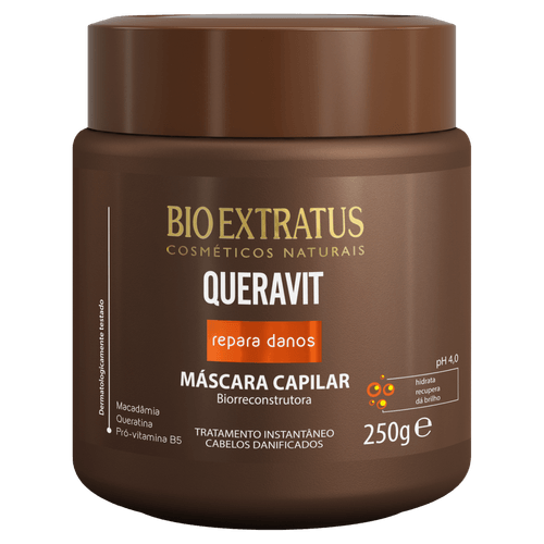 Máscara Bio Extratus Bioreconstrutora Queravit 250G - Bio Extratus