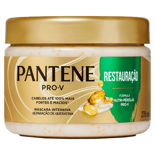 Máscara de Tratamento Restauração 270ml Pantene para Cabelos Danificados