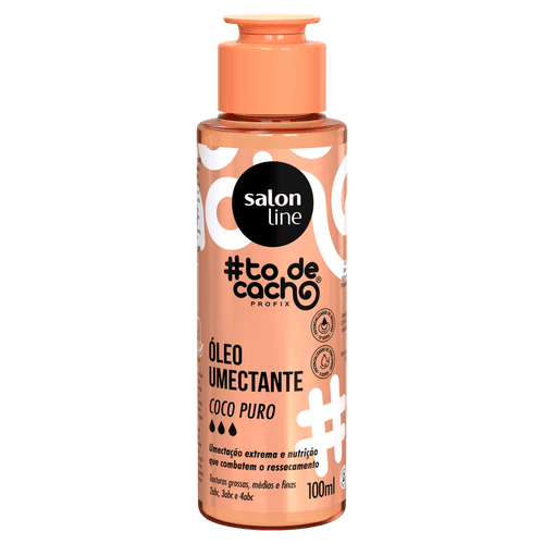 Óleo Umecta Salon Line Coco Purissimo Todecacho 100Ml - Salon Line To De Cacho