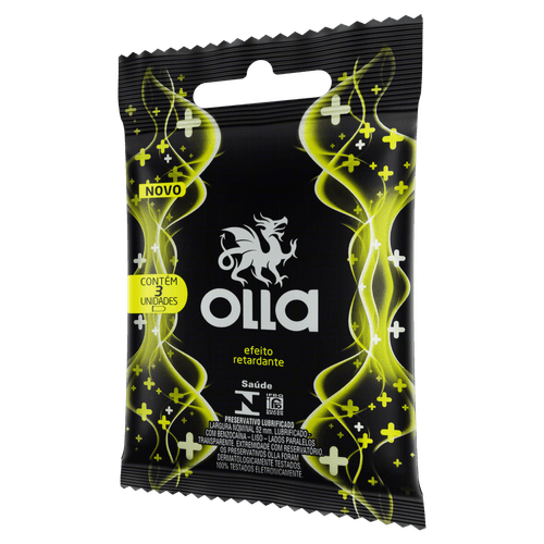 Preservativo Olla Prolong Com 3 - Olla