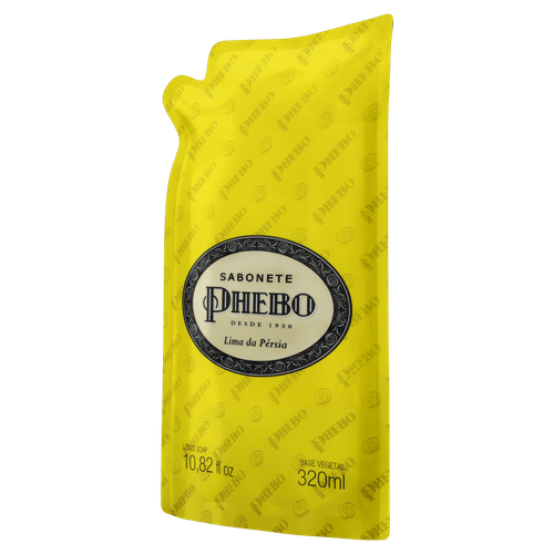 Sabonete Líquido Vegetal Refil 320ml Lima-da-Pérsia Phebo