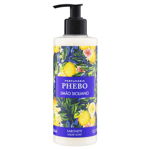 Sabonete líquido Phebo Limão siciliano 360ml