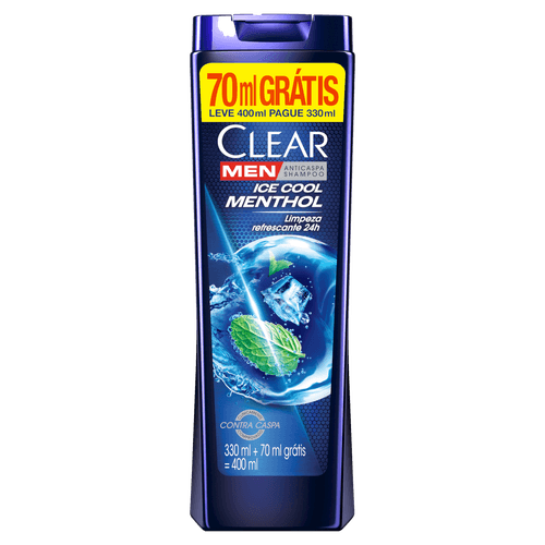 SH CLEAR MEN ICE MENTHOL 400ML