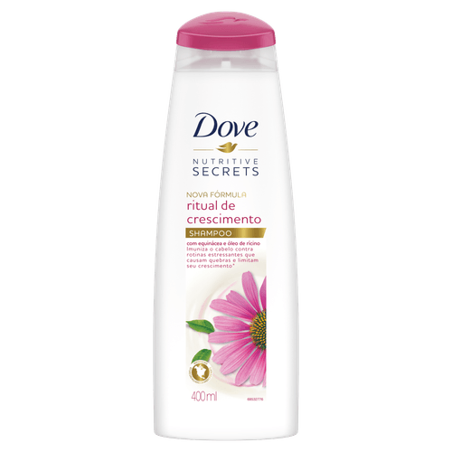 Shampoo Dove Ritual Liso E Nutrido 400Ml - Dove