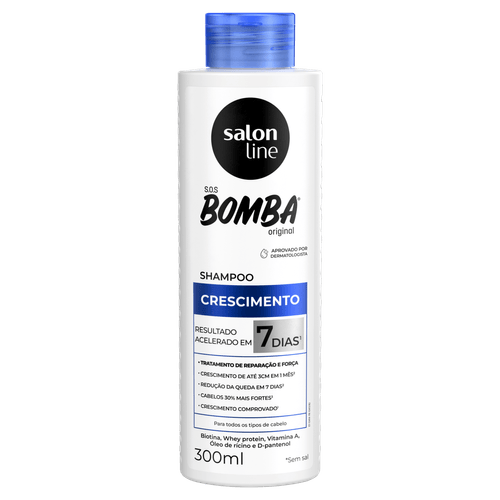 Shampoo Salon Line Sos Bomba Vitamina 300Ml - Salon Line Bomba
