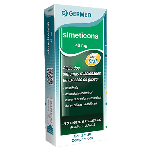 Simeticona Genérico Germed 40mg Comprimido 20 Unidades