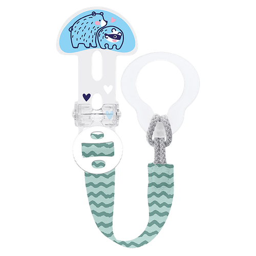 Prendedor de chupeta MAM Clip It Cover Boys