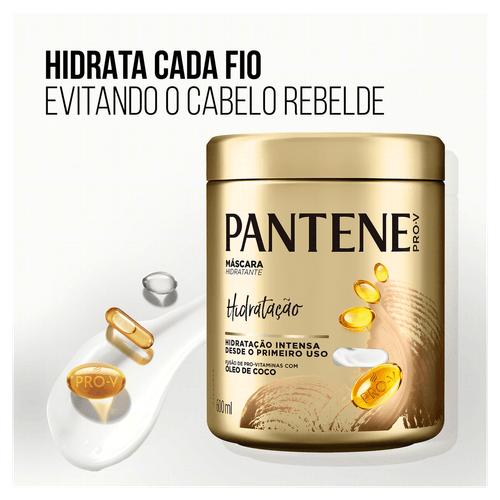 Máscara Hidratante Hidratação Sem Sal 600ml Pantene
