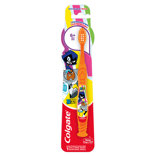 Escova Dental Infantil Extramacia Teen Titans Go! 6+ Anos Colgate