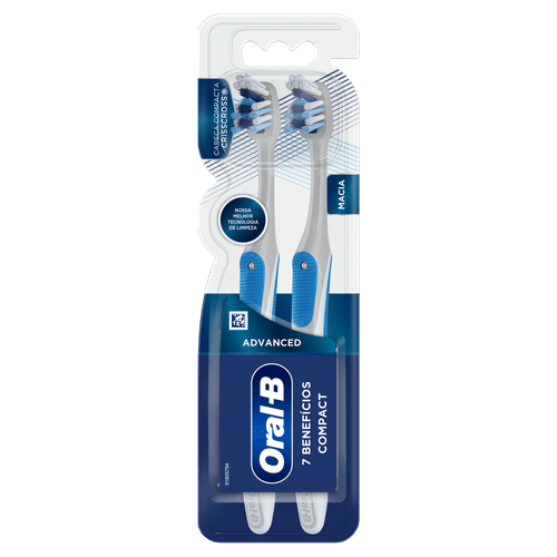 Escova Dental Oral B 7 Beneficios Compacta C2