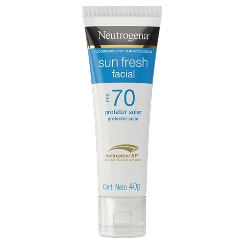 Protetor Solar Facial FPS 70 Neutrogena Sun Fresh Bisnaga 40g