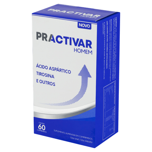 Suplemento Practivar Homem 60 Comprimidos Revestidos