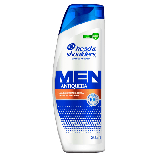 Shampoo Anticaspa e Antiqueda Head & Shoulders Men Frasco 200ml