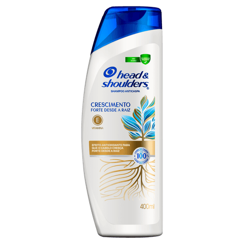 Shampoo Anticaspa Head & Shoulders Crescimento Frasco 400ml