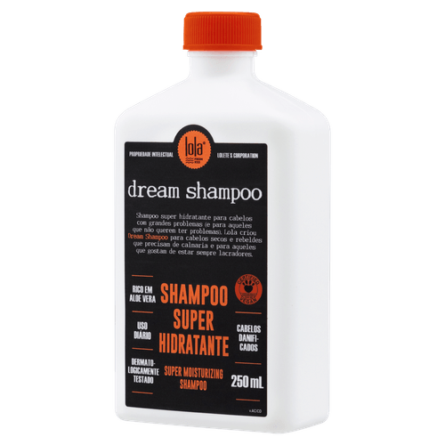 Shampoo Super Hidratante Lola Cosmetics Dream Frasco 250ml