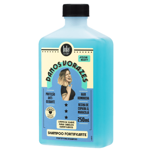 Shampoo Fortificante Lola Cosmetics Danos Vorazes Frasco 250ml