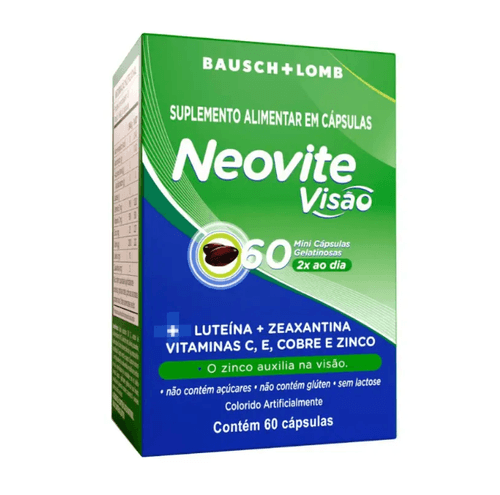 Suplemento Alimentar Neovite Visão -  60 Cápsulas gelatinosas