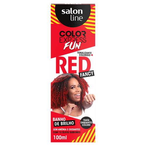 Tonalizante Red Fancy Salon Line Color Express Fun Caixa 100ml