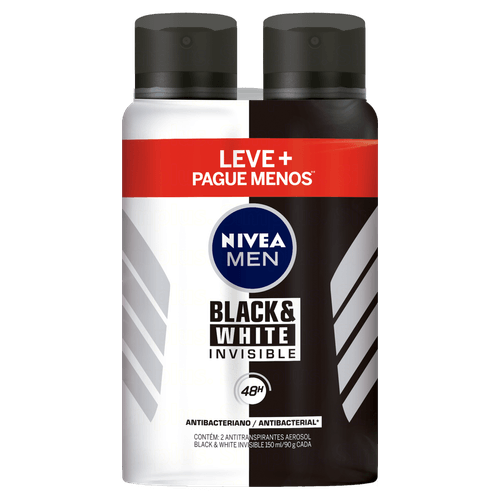 Kit Des Aero Nivea Men B&W Inv Pg-Lv+ C2 150Ml