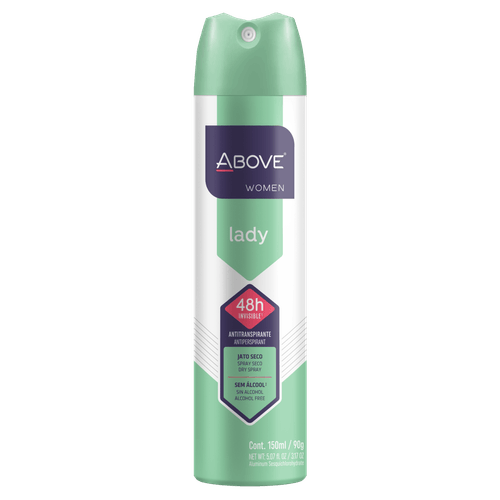 Desodorante Above Aero Women Lady 150Ml