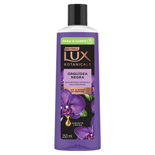 Sabonete Líquido Orquídea Negra Lux Botanicals Frasco 250ml